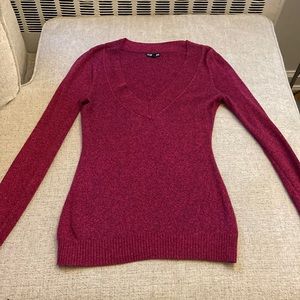 Express marooning sweater size small.  Perfect fit
